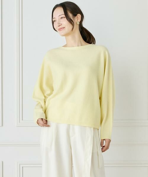 INED / イネド ニット・セーター | 《大きいサイズ》カシミヤ混ドルマンスリーブニット《WEB限定カラー》 | 詳細9