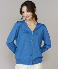 INED / イネド カーディガン・ボレロ | 《CONTESSA》シルクカシミヤVネックカーディガン