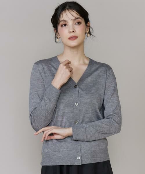 INED / イネド カーディガン・ボレロ | 《CONTESSA》シルクカシミヤVネックカーディガン | 詳細8