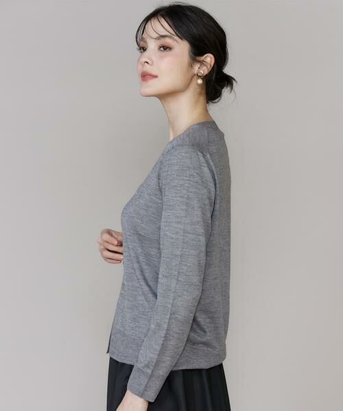 INED / イネド カーディガン・ボレロ | 《CONTESSA》シルクカシミヤVネックカーディガン | 詳細9