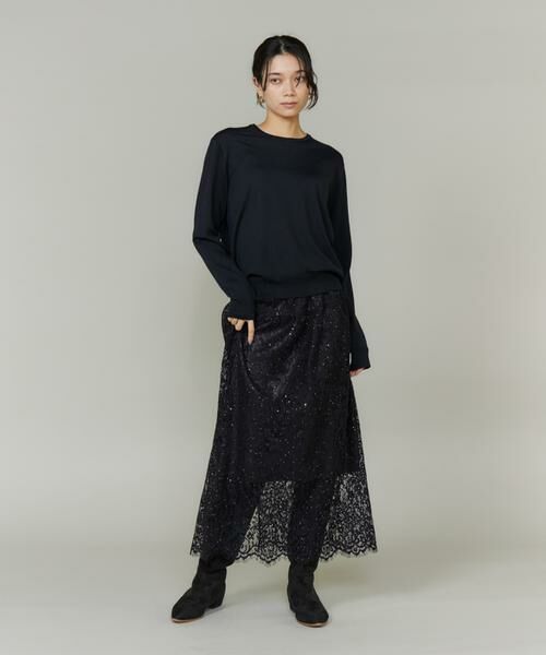 INED / イネド ロング・マキシ丈スカート | 《大きいサイズ》レーススカート | 詳細2
