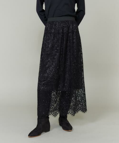 INED / イネド ロング・マキシ丈スカート | 《大きいサイズ》レーススカート | 詳細6