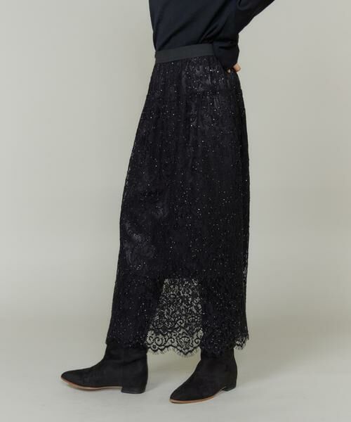 INED / イネド ロング・マキシ丈スカート | 《大きいサイズ》レーススカート | 詳細7