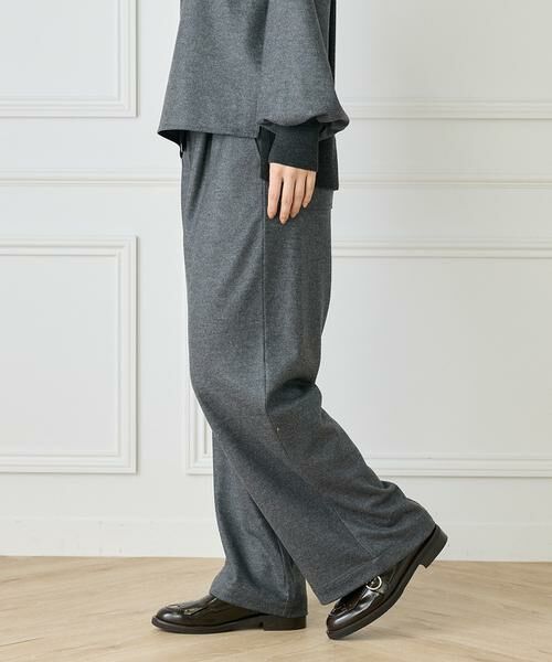 INED / イネド その他パンツ | 《大きいサイズ》圧縮スムースイージーパンツ | 詳細9