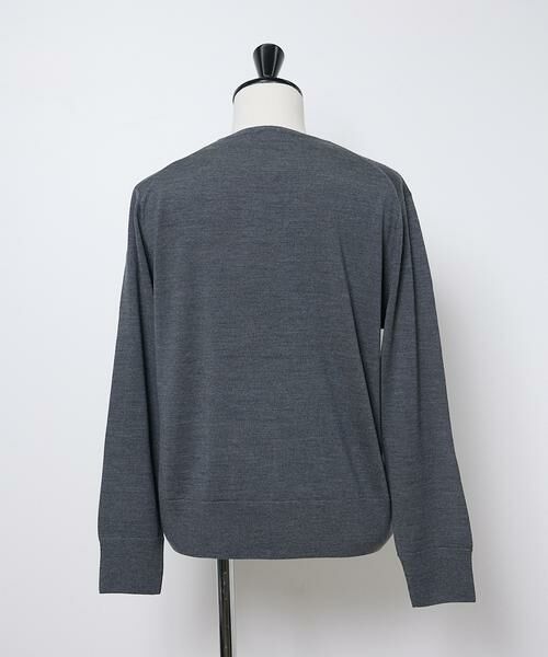 INED / イネド ニット・セーター | FF30ゲージ Vネックニット | 詳細7