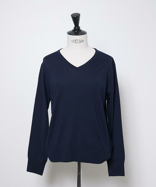 INED / イネド ニット・セーター | FF30ゲージ Vネックニット | 詳細9