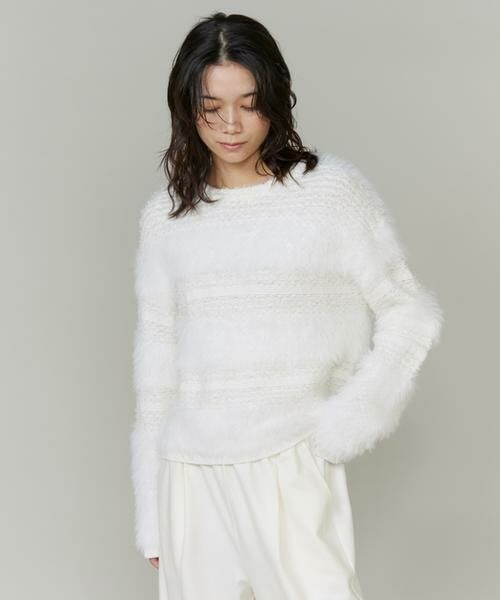INED / イネド ニット・セーター | フェザーヤーンプルオーバー | 詳細20
