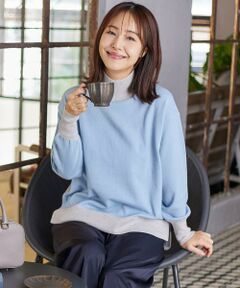 INED / イネド ニット・セーター | ウール100％ハイネックニット