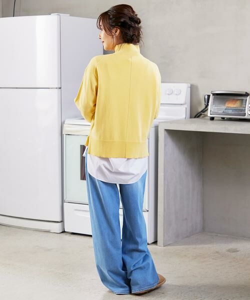 INED / イネド ニット・セーター | ウール100％ハイネックニット | 詳細10