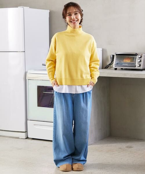 INED / イネド ニット・セーター | ウール100％ハイネックニット | 詳細8