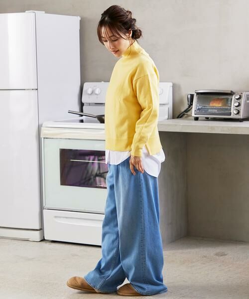 INED / イネド ニット・セーター | ウール100％ハイネックニット | 詳細9