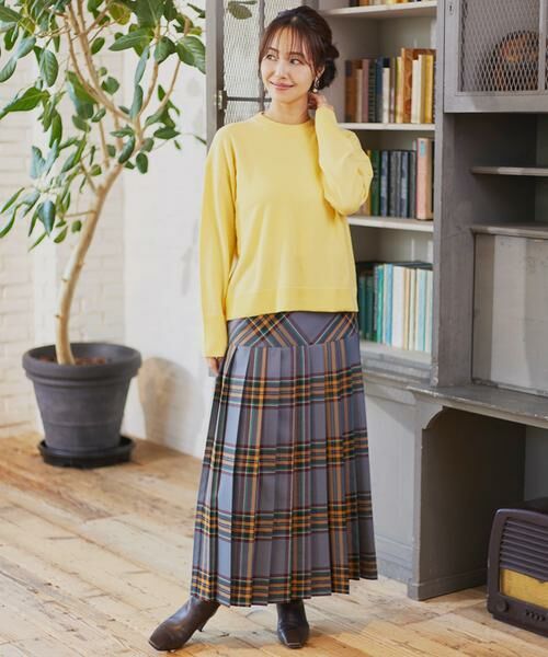 INED / イネド ニット・セーター | ウール100％クルーネックニット | 詳細2