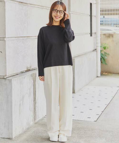 INED / イネド ニット・セーター | ウール100％クルーネックニット | 詳細8