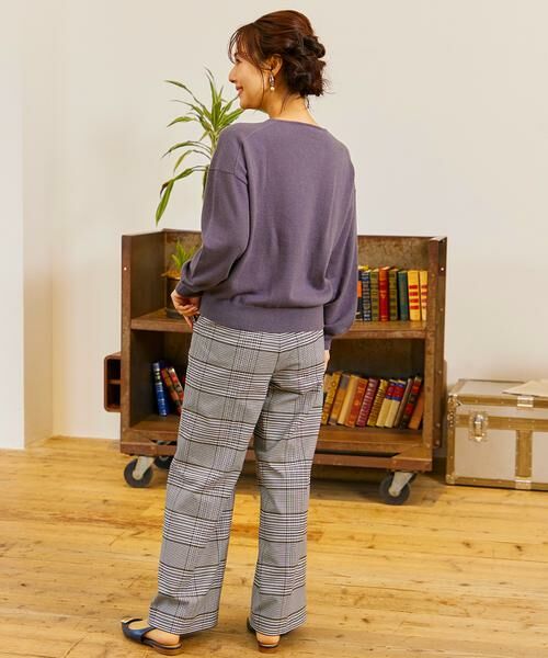 INED / イネド ニット・セーター | ウール100％Vネックニット | 詳細13