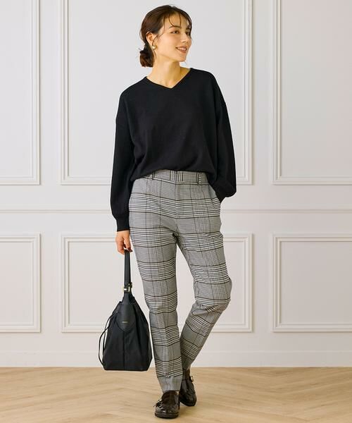 INED / イネド ニット・セーター | ウール100％Vネックニット | 詳細15