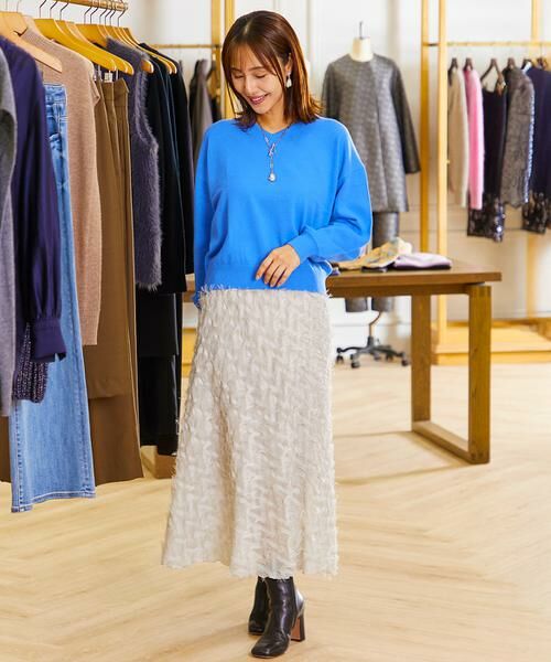 INED / イネド ニット・セーター | ウール100％Vネックニット | 詳細2