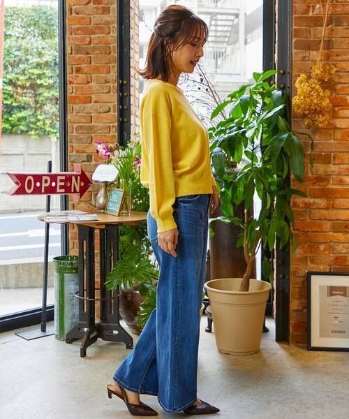 INED / イネド ニット・セーター | ウール100％Vネックニット | 詳細9