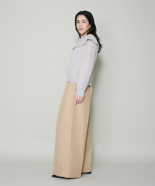 INED / イネド ニット・セーター | 《大きいサイズ》オフショルダー風グリッターニット | 詳細9