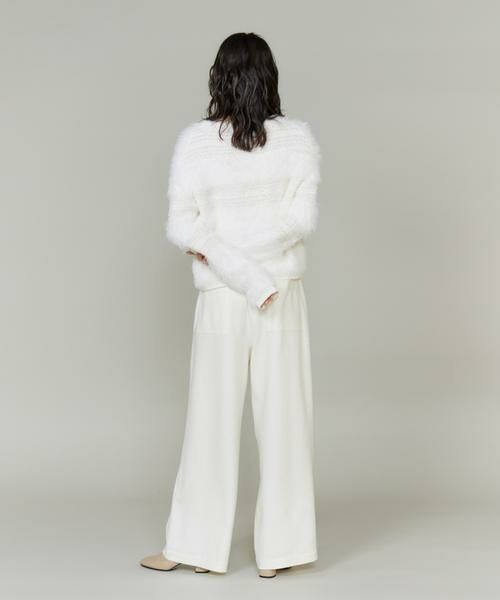 INED / イネド ニット・セーター | 《大きいサイズ》フェザーヤーンプルオーバー | 詳細8