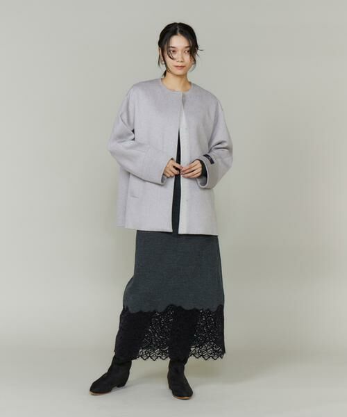 INED / イネド ロング・マキシ丈スカート | レースニットスカート | 詳細5