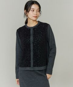 INED / イネド カーディガン・ボレロ | 《大きいサイズ》レースカーディガン