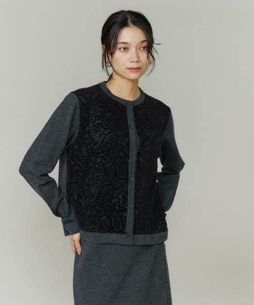 INED / イネド カーディガン・ボレロ | 《大きいサイズ》レースカーディガン | 詳細9