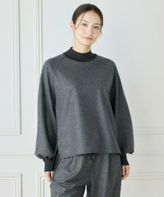 INED / イネド カットソー | 圧縮スムースドッキングニットプルオーバー