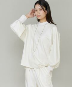 INED / イネド カットソー | 圧縮スムースドッキングニットプルオーバー