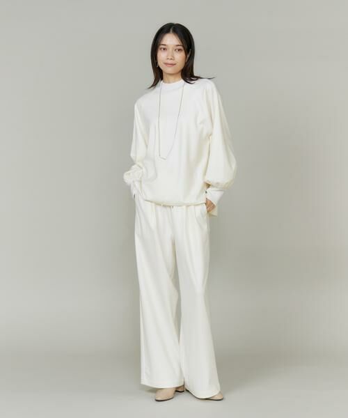 INED / イネド カットソー | 《大きいサイズ》圧縮スムースドッキングニットプルオーバー | 詳細2