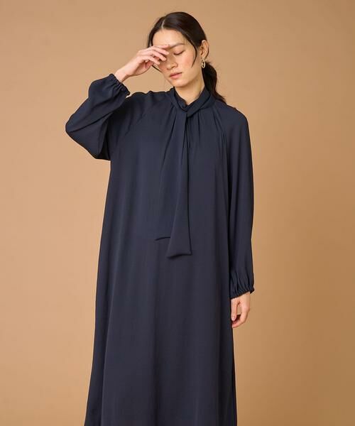 INED / イネド ミニ丈・ひざ丈ワンピース | ボウタイワンピース | 詳細6