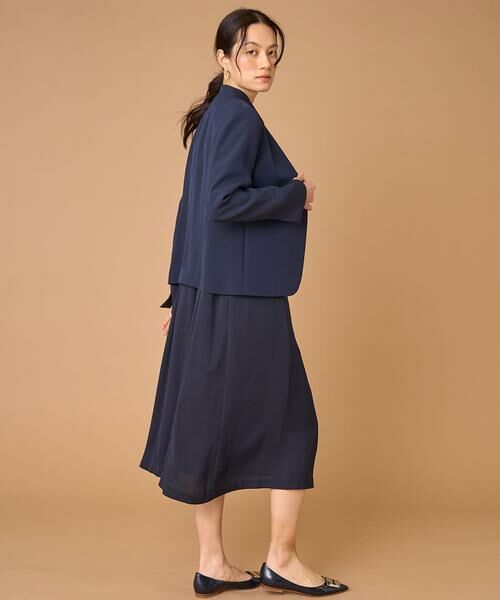 INED / イネド ミニ丈・ひざ丈ワンピース | ボウタイワンピース | 詳細8