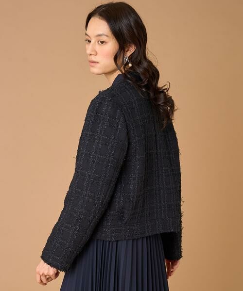 INED / イネド ノーカラージャケット | ノーカラーツイードジャケット《LINTON》 | 詳細12