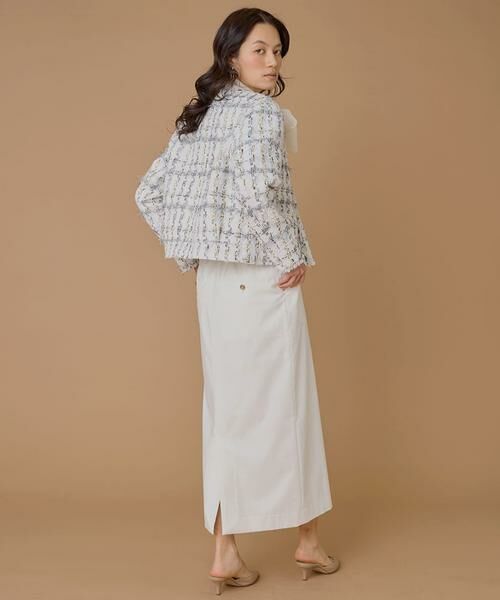 INED / イネド ノーカラージャケット | ノーカラーツイードジャケット《LINTON》 | 詳細3