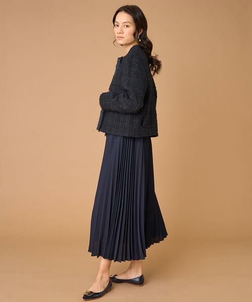 INED / イネド ノーカラージャケット | ノーカラーツイードジャケット《LINTON》 | 詳細8