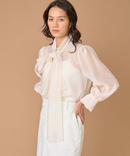 INED / イネド シャツ・ブラウス | 2WAYボウタイブラウス | 詳細13