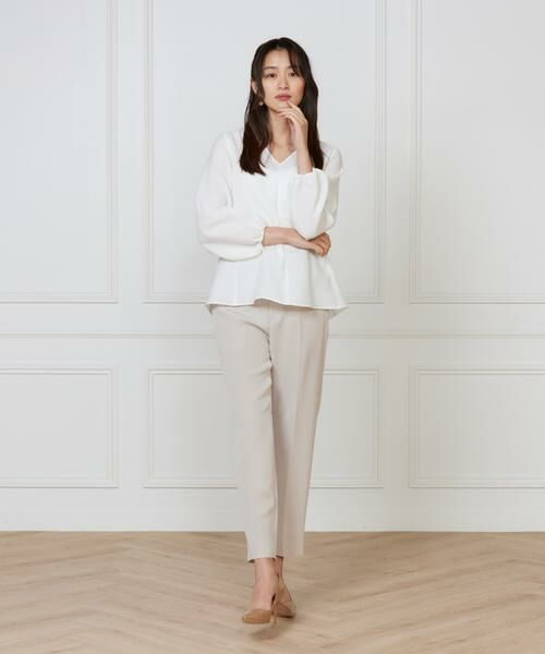 INED / イネド シャツ・ブラウス | 《大きいサイズ》Vネックブラウス | 詳細3