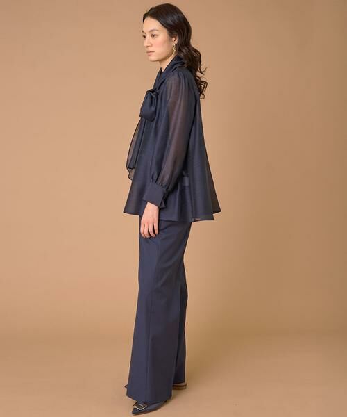 INED / イネド シャツ・ブラウス | 《大きいサイズ》2WAYボウタイブラウス | 詳細10