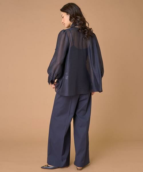INED / イネド シャツ・ブラウス | 《大きいサイズ》2WAYボウタイブラウス | 詳細11
