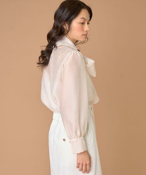 INED / イネド シャツ・ブラウス | 《大きいサイズ》2WAYボウタイブラウス | 詳細14