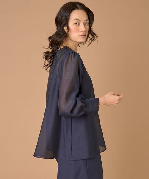 INED / イネド シャツ・ブラウス | 《大きいサイズ》2WAYボウタイブラウス | 詳細7