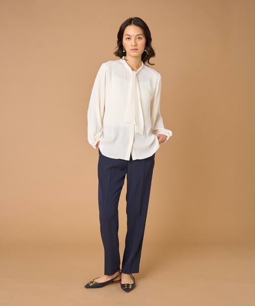 INED / イネド シャツ・ブラウス | 《大きいサイズ》ボウタイブラウス | 詳細11