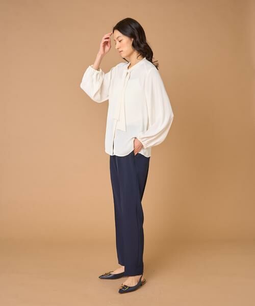 INED / イネド シャツ・ブラウス | 《大きいサイズ》ボウタイブラウス | 詳細12