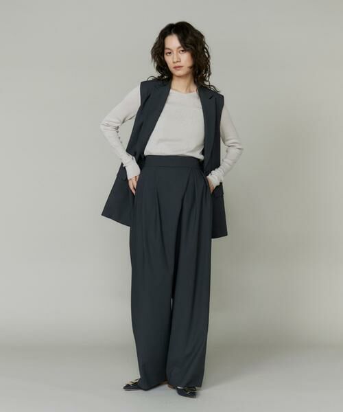 INED / イネド ベスト | 《大きいサイズ》ダブルブレストジレ | 詳細5