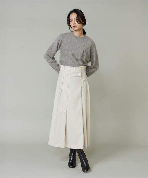 INED / イネド ロング・マキシ丈スカート | 《大きいサイズ》ラップ風スカート | 詳細7