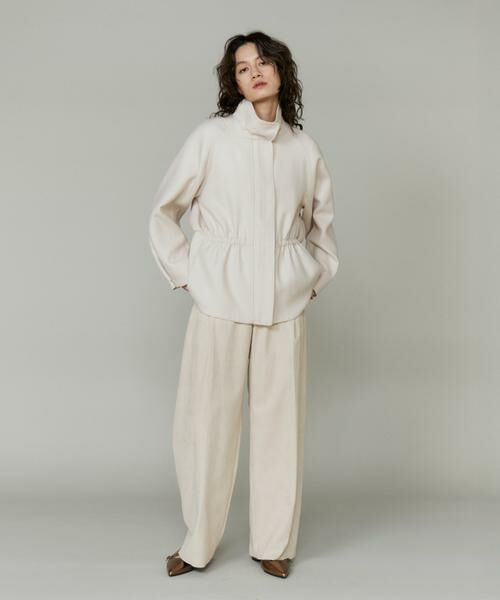 INED / イネド その他パンツ | 《大きいサイズ》フェイクスエードタックワイドパンツ | 詳細4