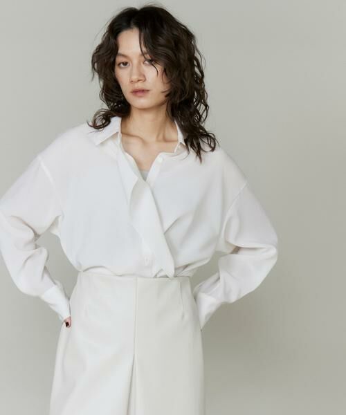 INED / イネド シャツ・ブラウス | 2wayドレープシャツ | 詳細14