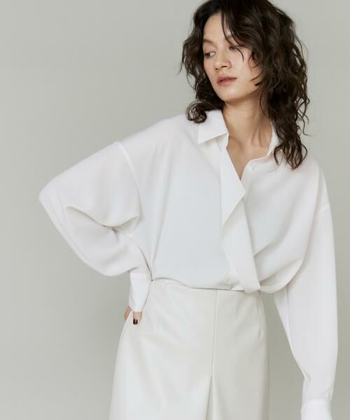 INED / イネド シャツ・ブラウス | 2wayドレープシャツ | 詳細15