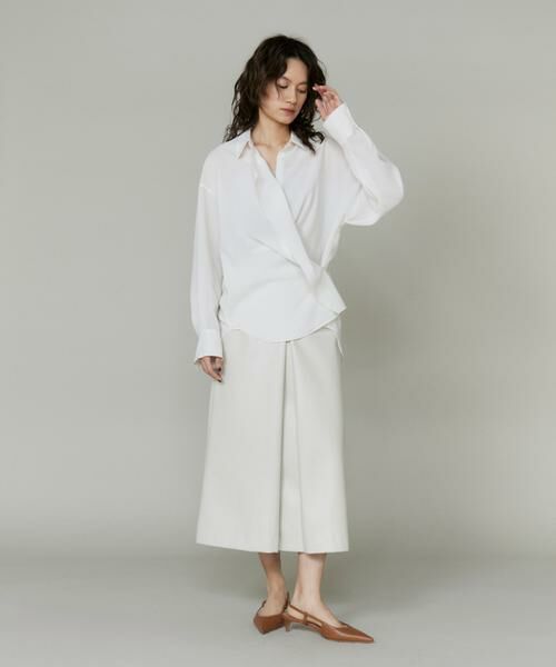 INED / イネド シャツ・ブラウス | 2wayドレープシャツ | 詳細2