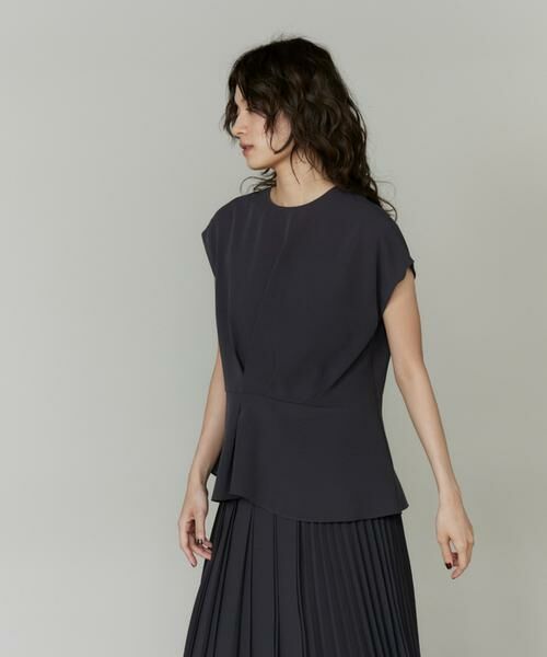 INED / イネド シャツ・ブラウス | 《大きいサイズ》アシンメトリーフレンチスリーブブラウス | 詳細13