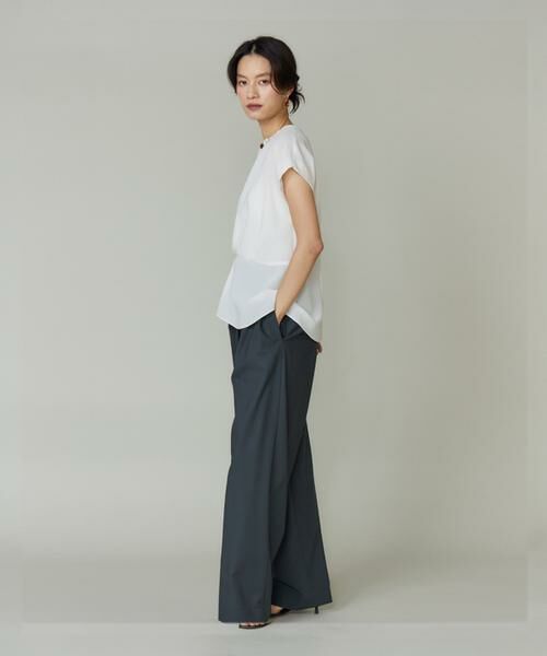 INED / イネド シャツ・ブラウス | 《大きいサイズ》アシンメトリーフレンチスリーブブラウス | 詳細8